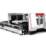 cnc फाइबर लेजर ट्यूब काट्ने मेसिन 1000w cypcut नियन्त्रण प्रणालीको साथ