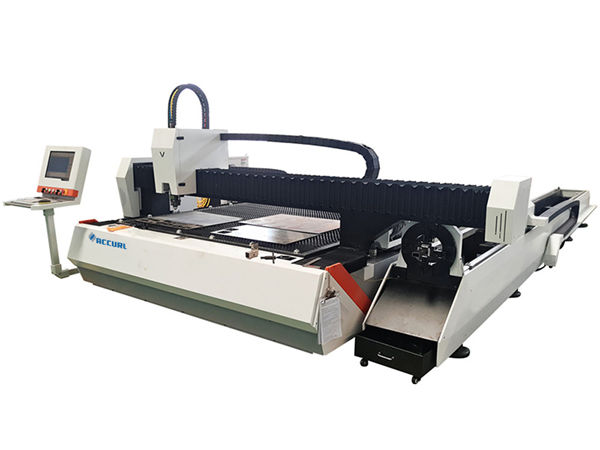१००० डब्ल्यू ट्यूब धातु फाइबर लेजर काटि machine मेशिन समायोज्य गति